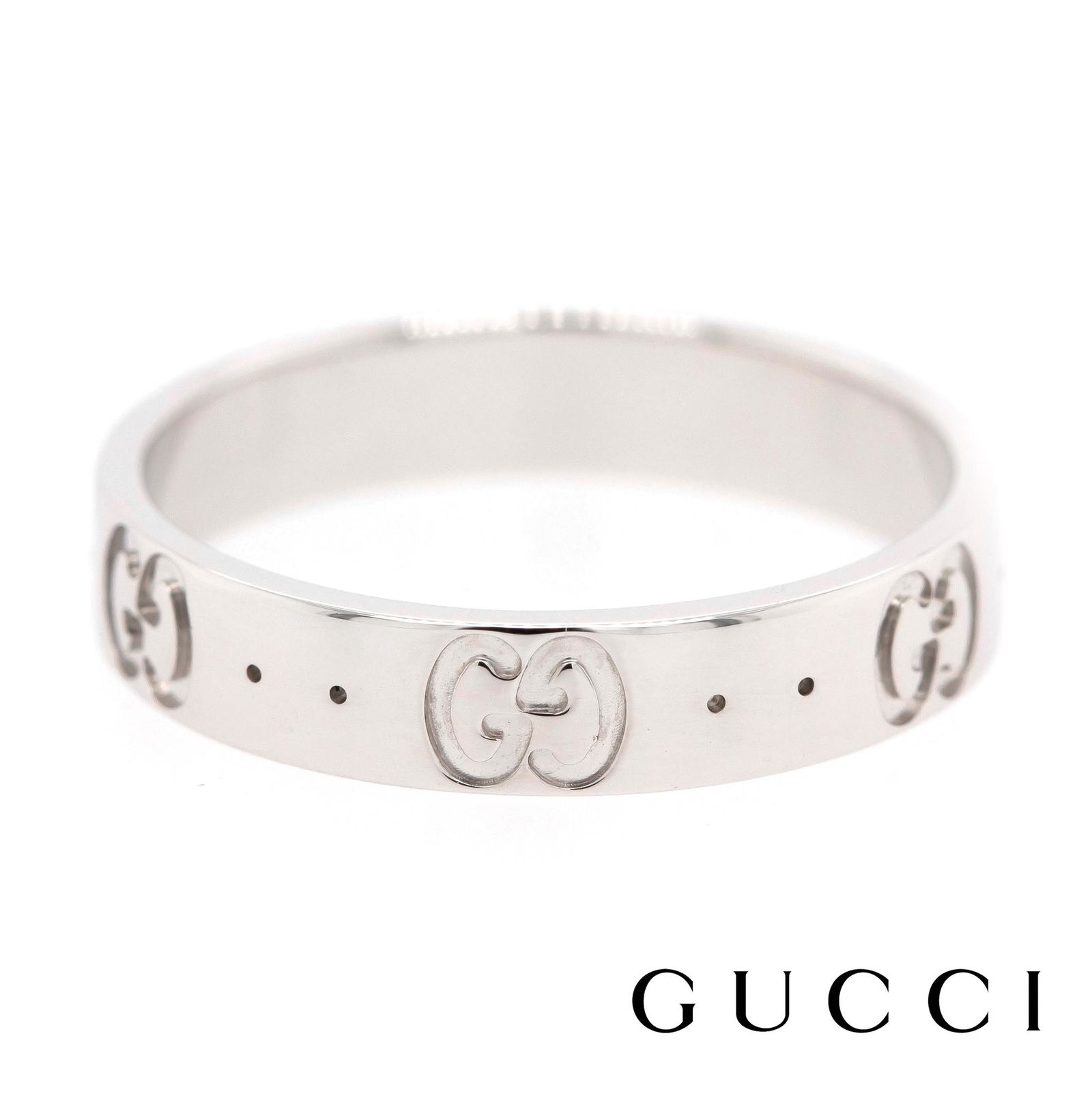 GUCCI - 18k White Gold - ICON Ring (1 of 4)