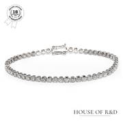 14k White Gold - 2.12tcw -  Diamond Tennis Bracelet (1 of 5)