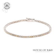 14k White Gold - 2.12tcw -  Diamond Tennis Bracelet (1 of 6)