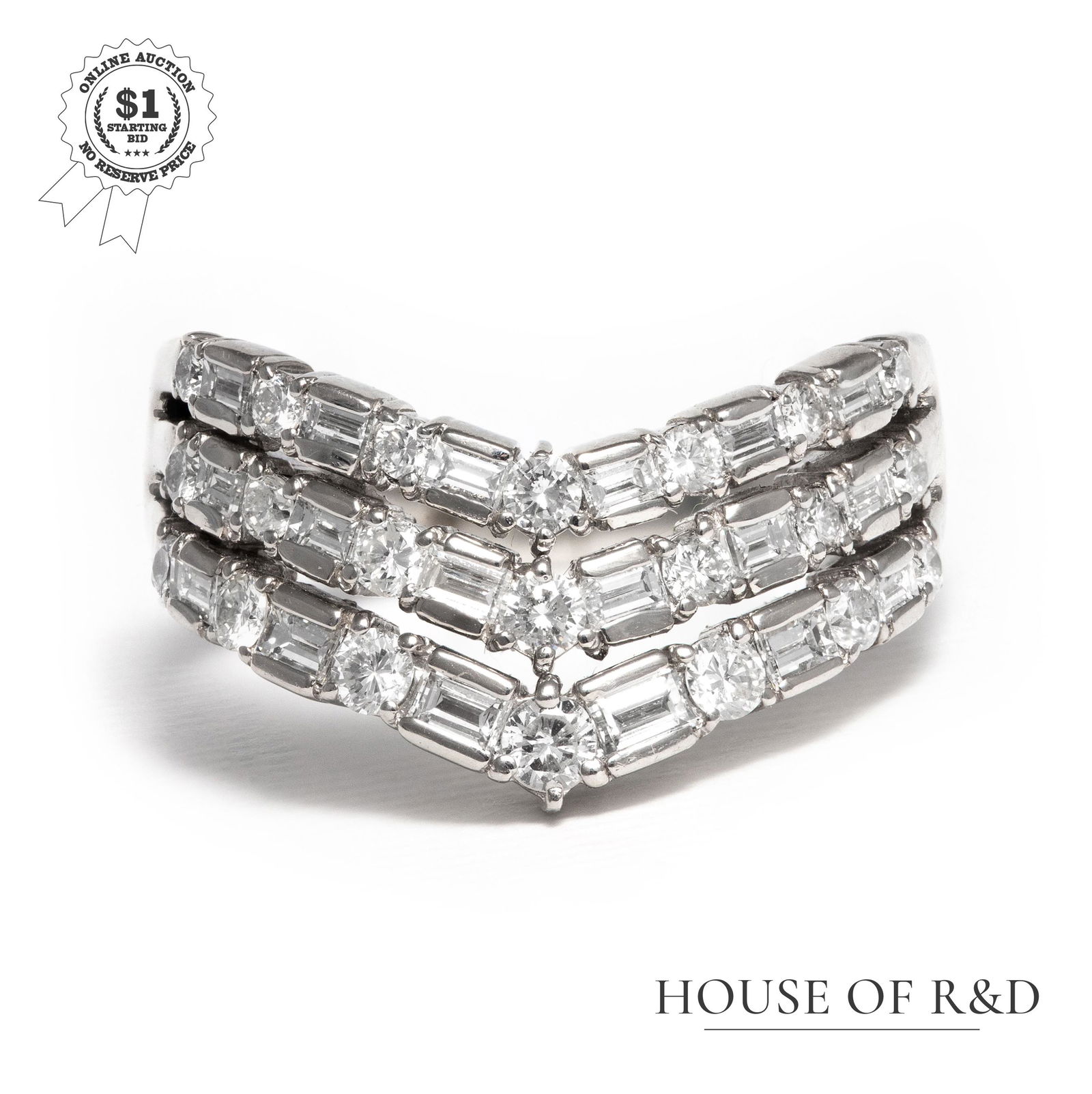 Platinum 900 - 0.65tcw - Diamond Ring (1 of 6)