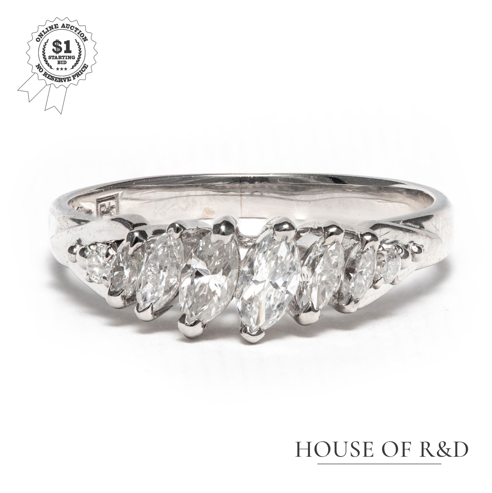 Platinum 900 - 0.49tcw - Diamond Ring (1 of 6)