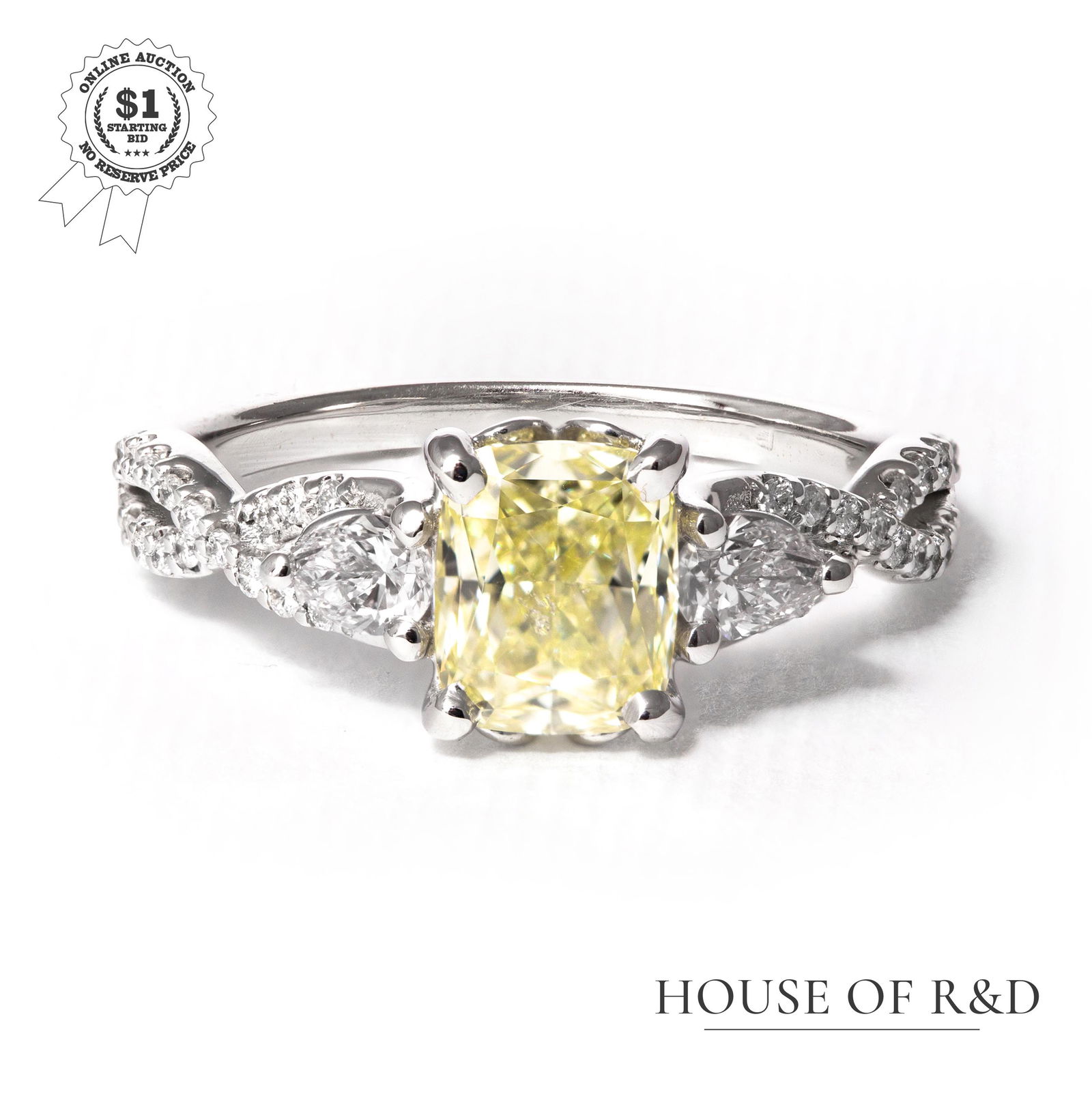 14k White Gold - 1.70tcw - Diamond Ring (1 of 6)