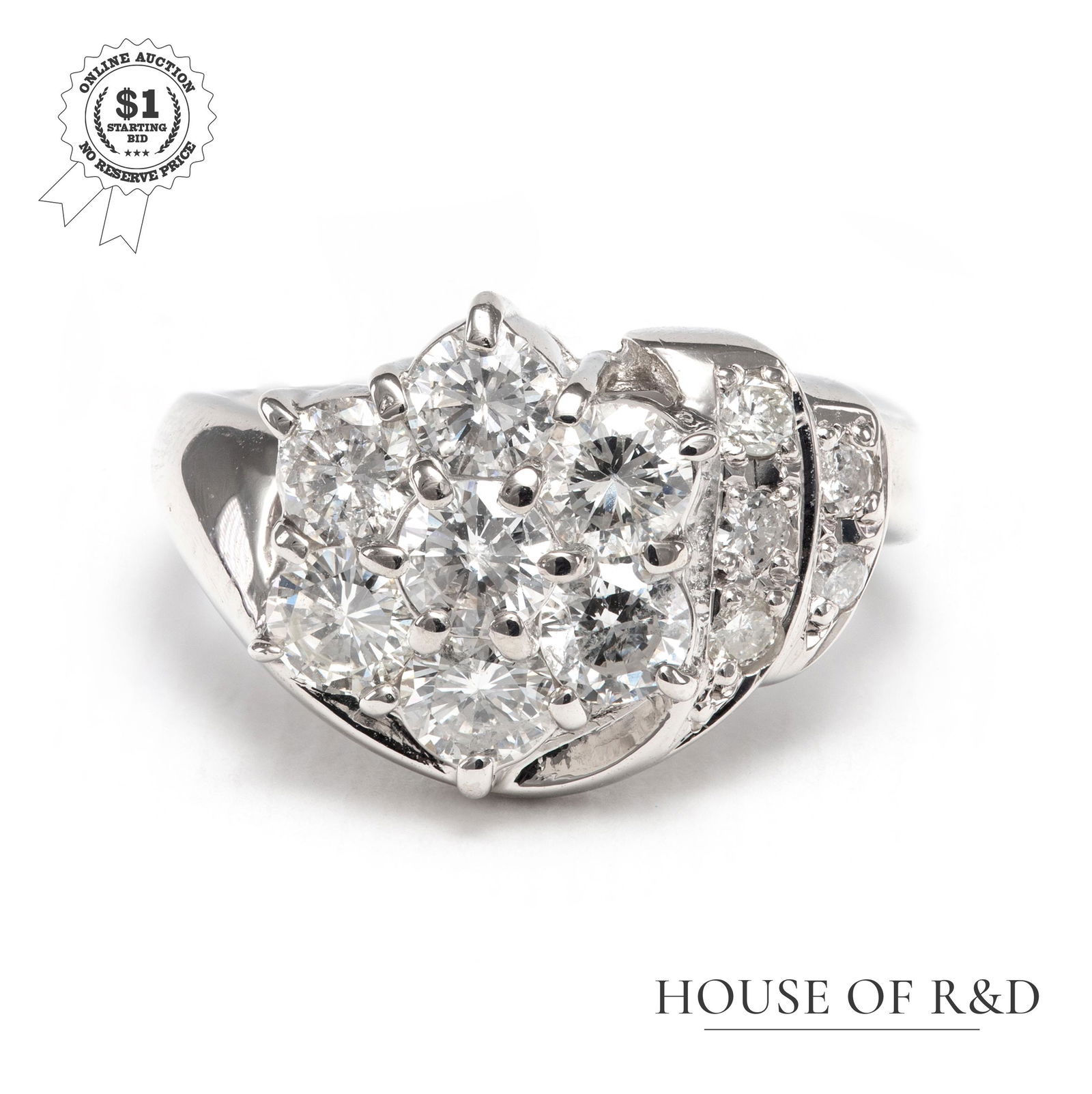 Platinum 850 - 1.25tcw - Diamond Ring (1 of 6)