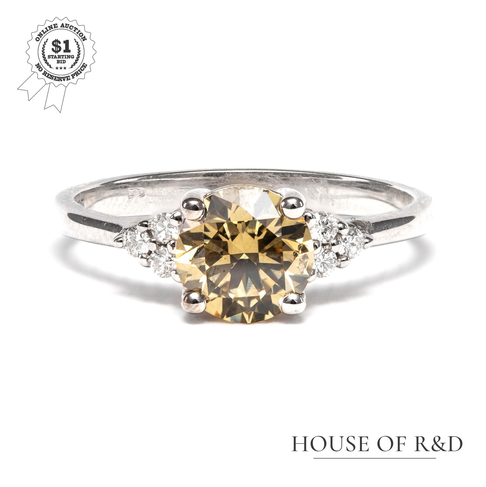 14k White Gold - 1.26tcw - Diamond Ring (1 of 6)