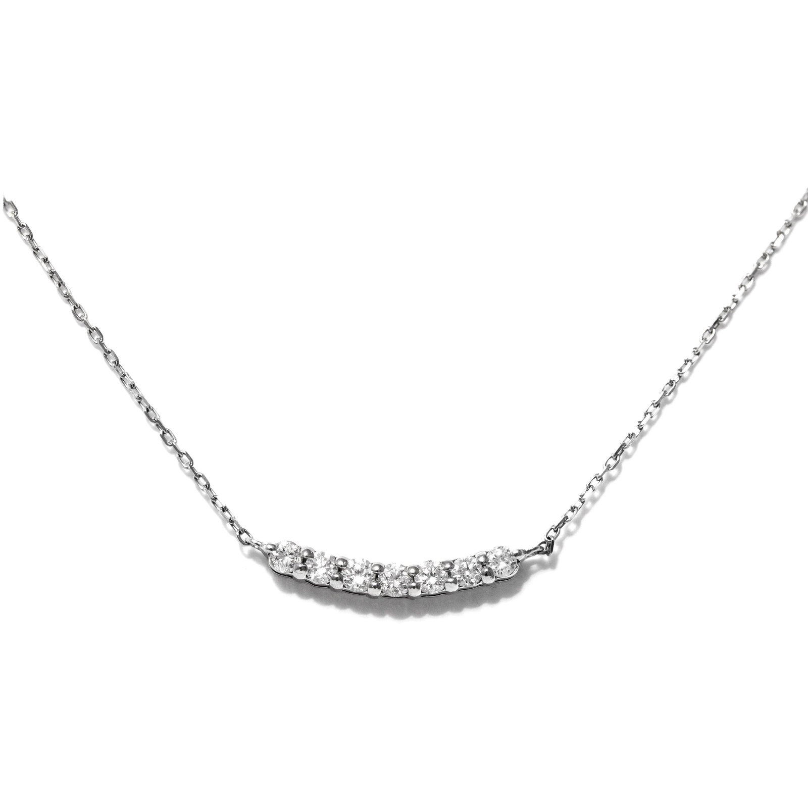 Platinum 900+850 - 0.15cw - Diamond Pendant (1 of 6)