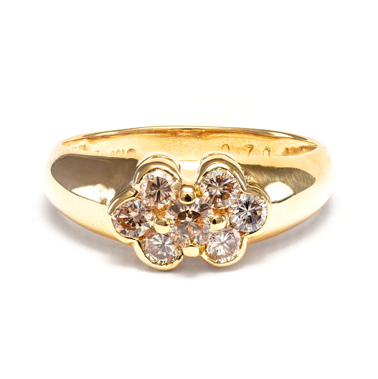 18k Yellow Gold - 0.70tcw - Diamond Ring (1 of 6)