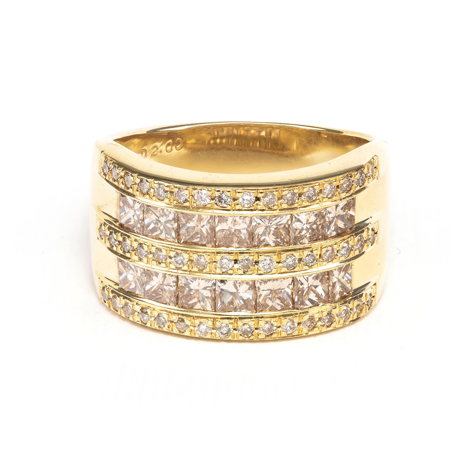 18k Yellow Gold  - 2.00tcw  - Diamond Ring (1 of 6)