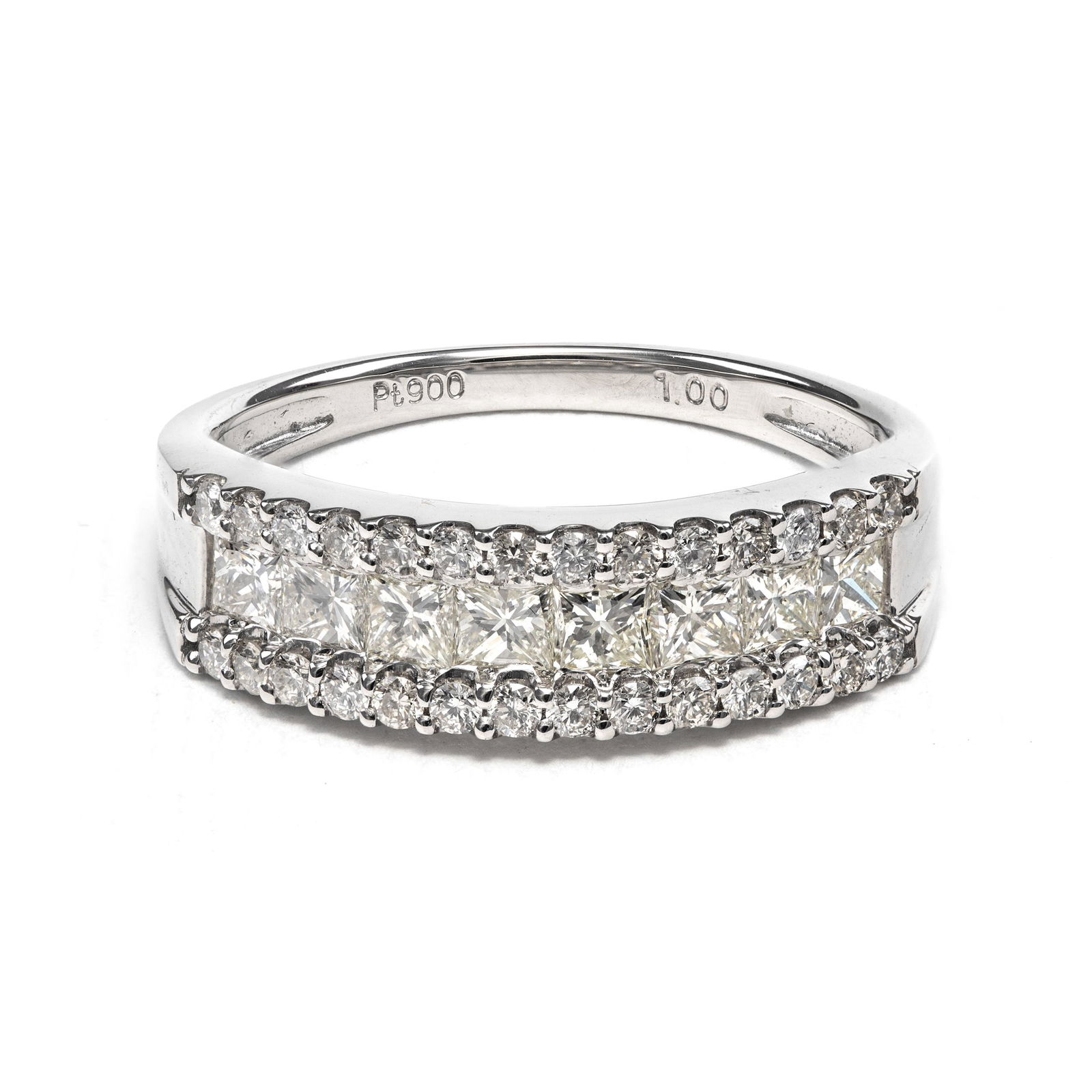 Platinum 900  - 1.00tcw  - Diamond Ring (1 of 6)