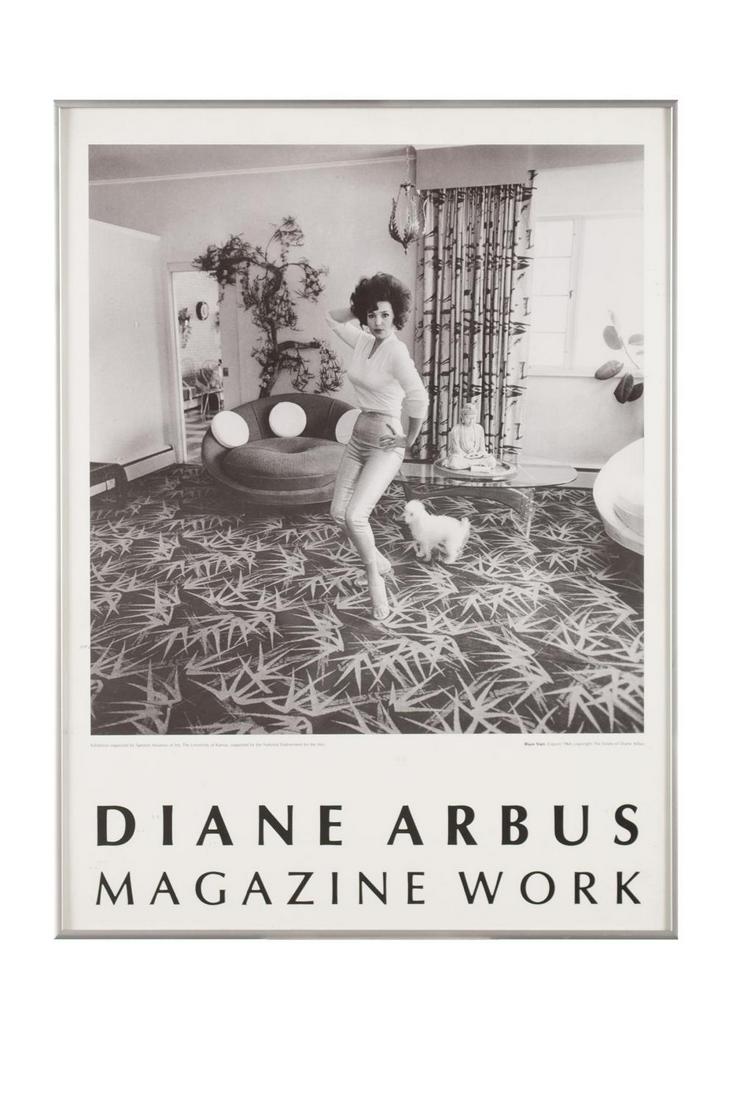 DIANE ARBUS MAGAZINE WORKS EXHIBITION POSTER: DIANE ARBUS MAGAZINE WORKS EXHIBITION POSTER Blaze Starr Esquire 1964 copyright The Estate of Diane Arbus. frame: 23.75" height, 18.25" width