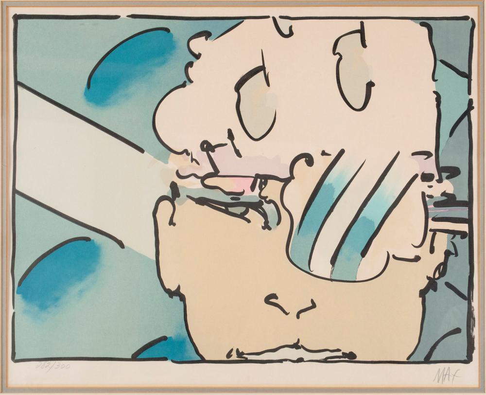 ZERO HORIZONTAL (ZERO I) BY PETER MAX (1 of 6)