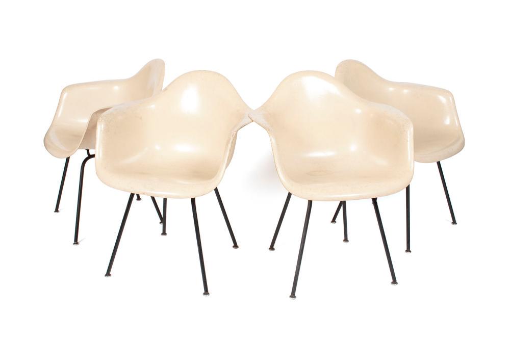 SET OF FOUR CHARLES & RAY EAMES FOR HERMAN MILLER (1 of 5)