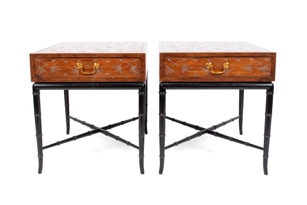PAIR OF KITTINGER SIDE TABLES (1 of 6)
