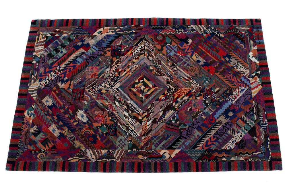 HAND WOVEN MISSONI AREA RUG (1 of 7)
