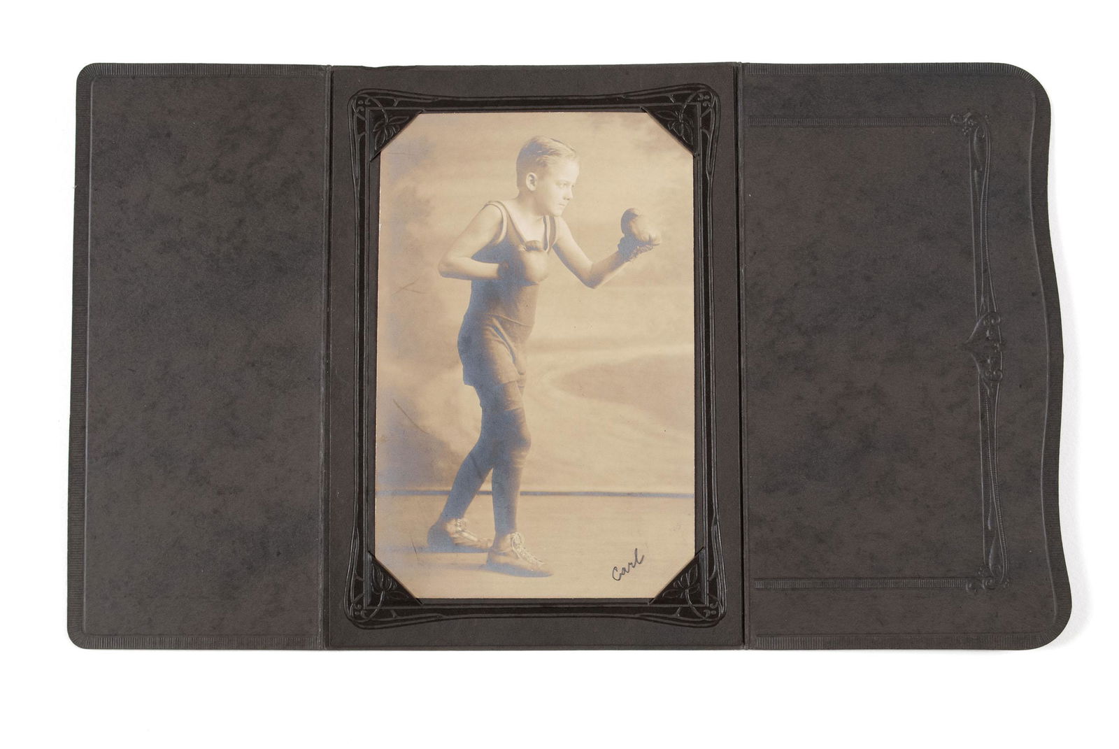 CARL THE BOXER VICTORIAN ERA PHOTOGRAPH (1 of 5)