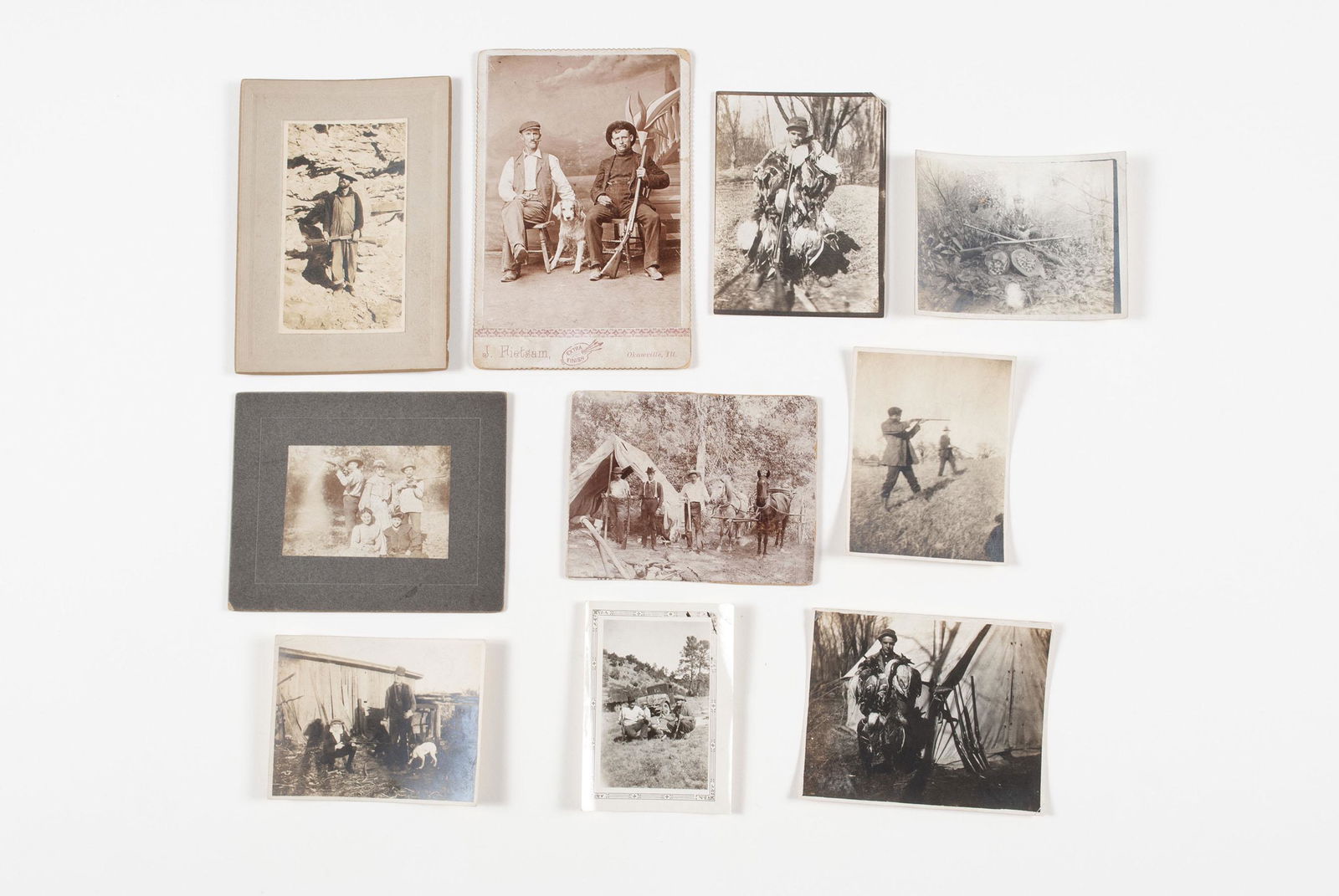 TEN VINTAGE HUNTING RELATED PHOTOGRAPHS (1 of 5)