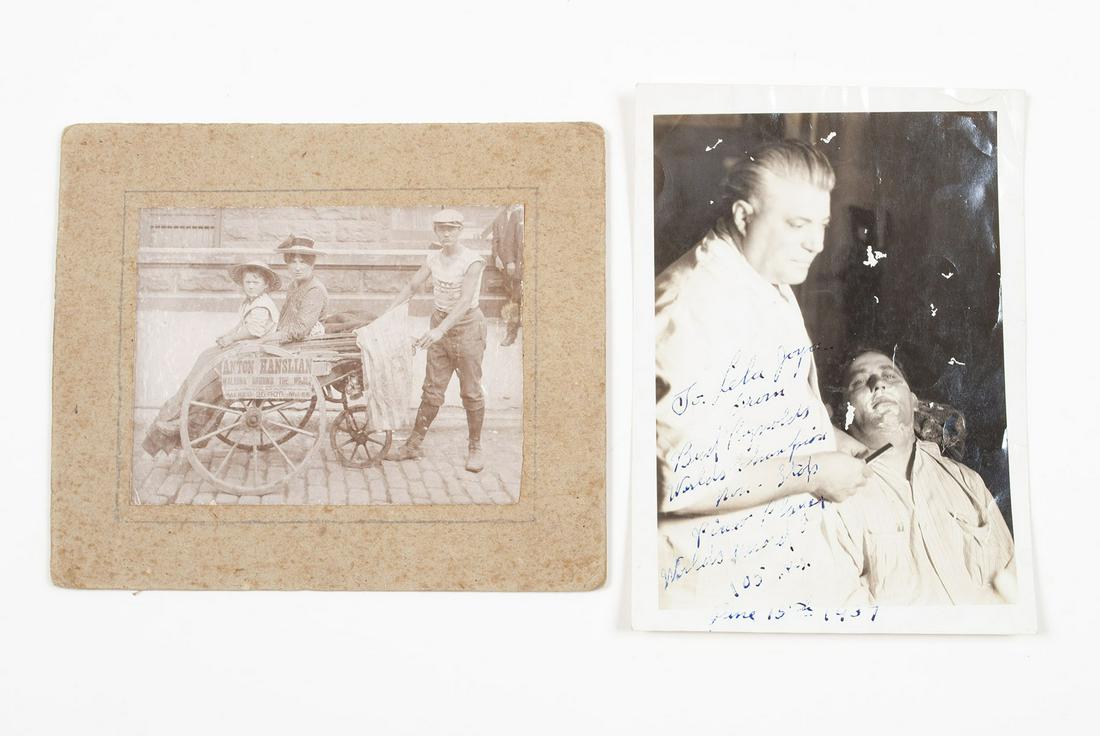 TWO PHOTOGRAPHS OF WORLD RECORD HOLDERS (1 of 5)