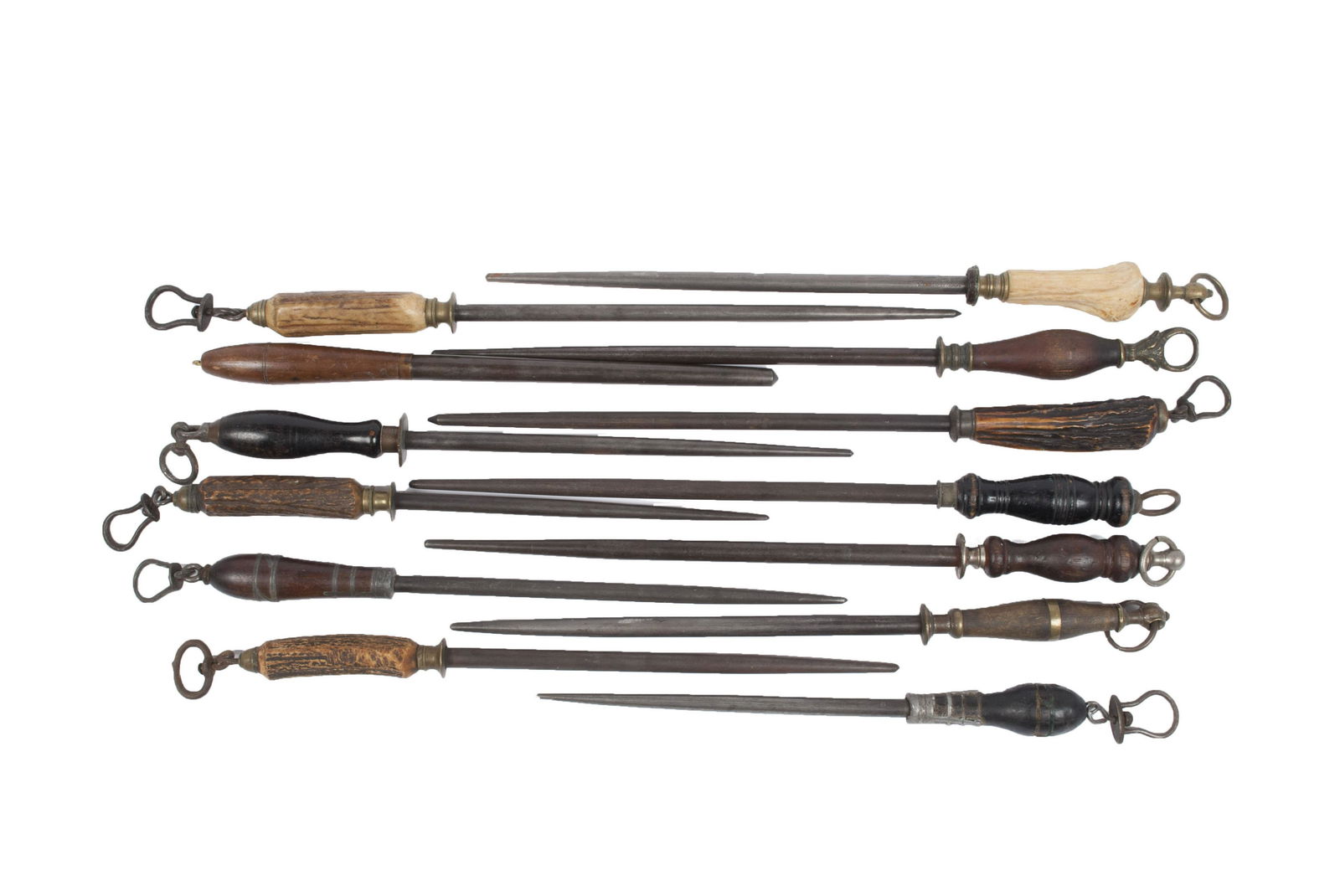 COLLECTION OF VINTAGE STEEL HONING SHARPENERS (1 of 7)