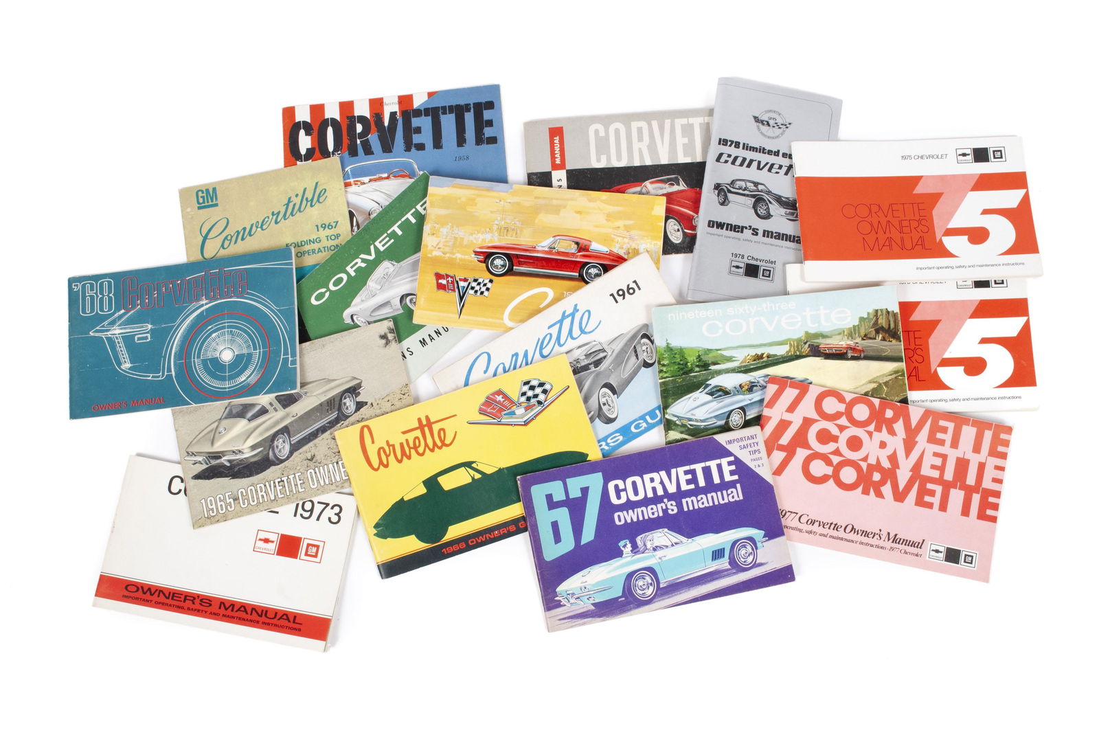 COLLECTION OF VINTAGE AND LATER CORVETTE MANUALS (1 of 4)