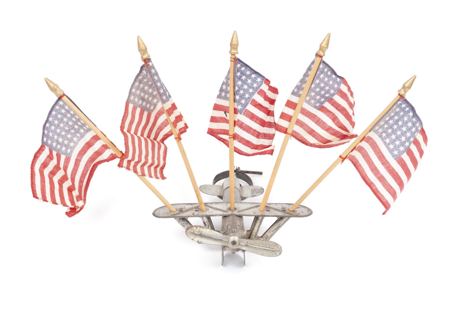 PATRIOTIC SPIRIT OF ST. LOUIS AIRPLANE HOOD ORNAMENT (1 of 7)