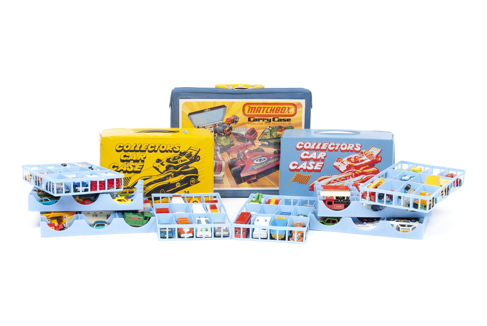 COLLECTION OF MATCHBOX CARS AND THREE CASES (1 of 6)