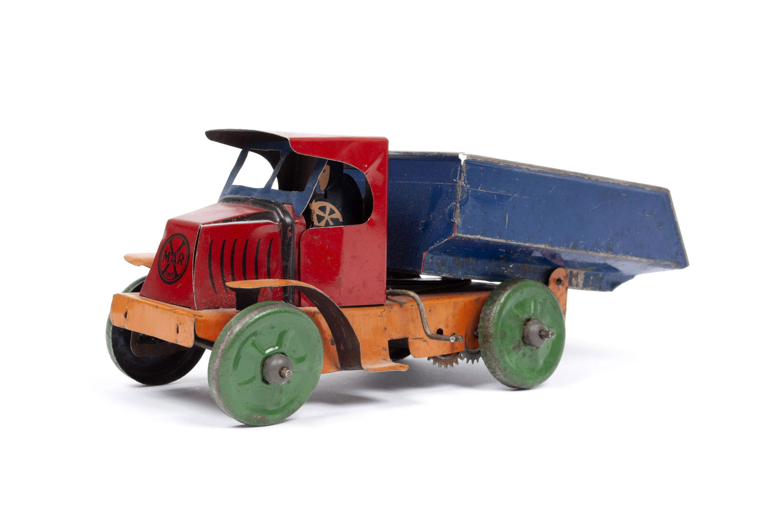 MARX TIN WIND UP DUMP TRUCK (1 of 5)