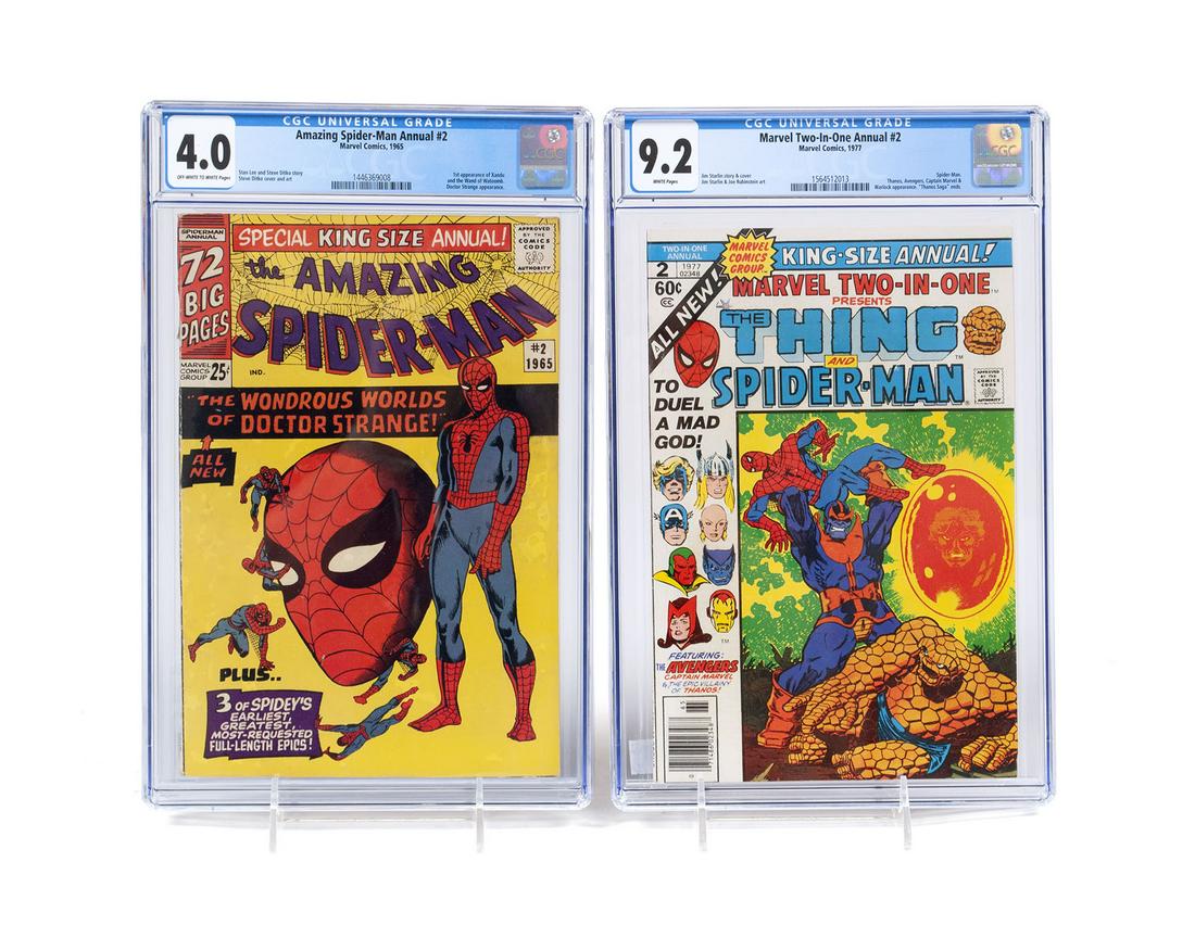 MARVEL ANNUAL #2 COMIC BOOKS: TWO-IN-ONE WITH SPIDERMAN (1 of 10)