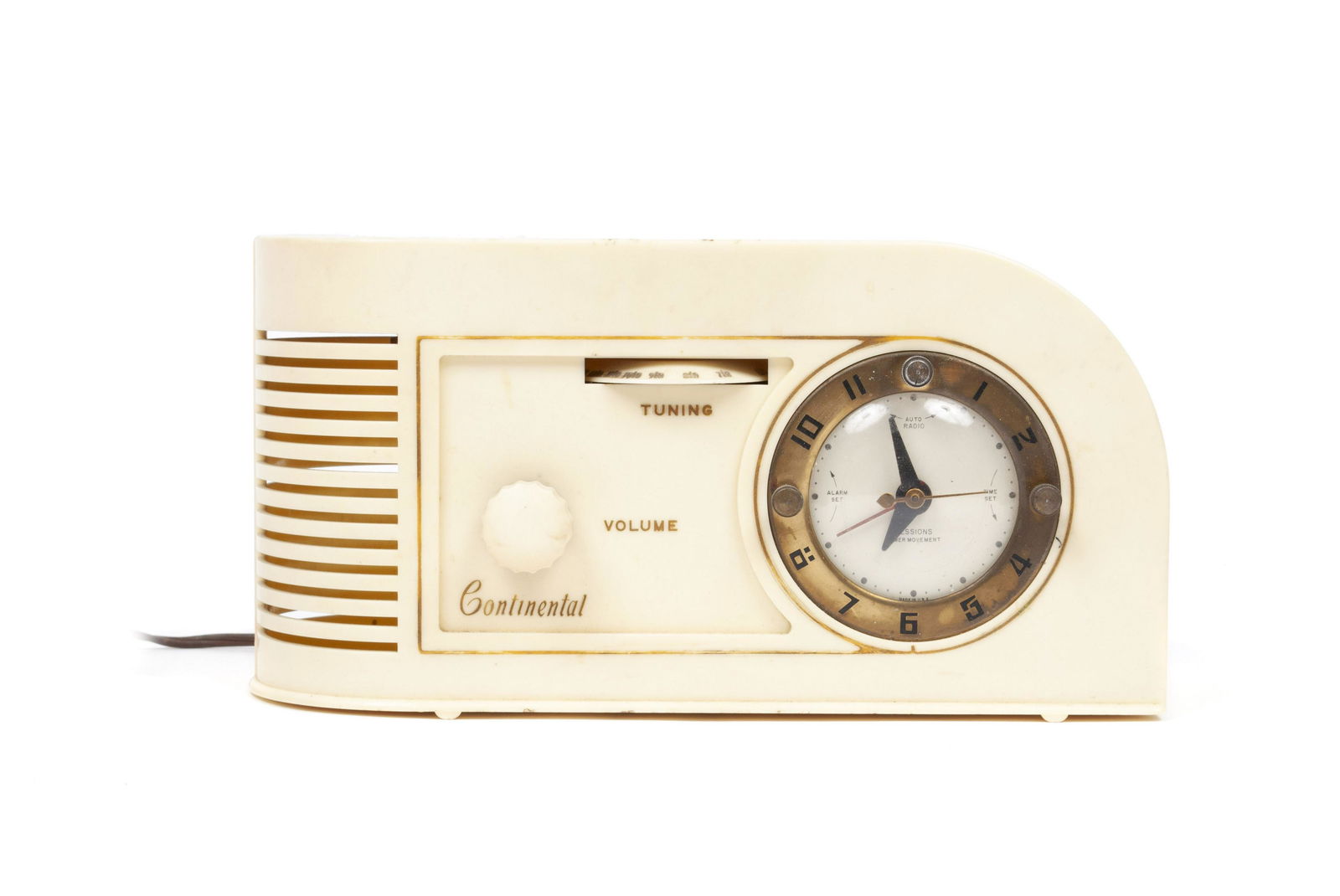 CONTINENTAL ART DECO CLOCK RADIO (1 of 5)