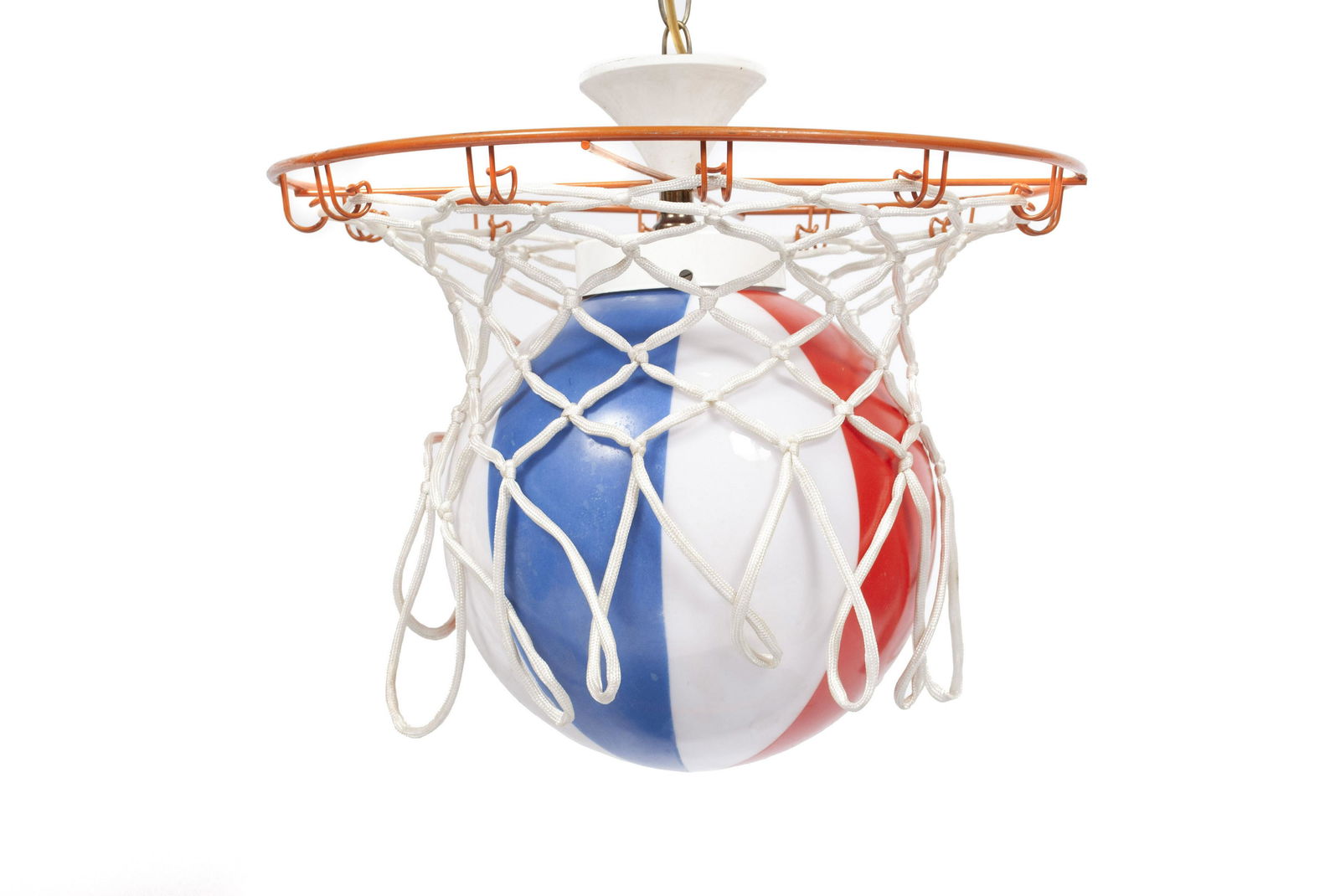VINTAGE HARLEM GLOBETROTTERS LIGHT FIXTURE (1 of 3)