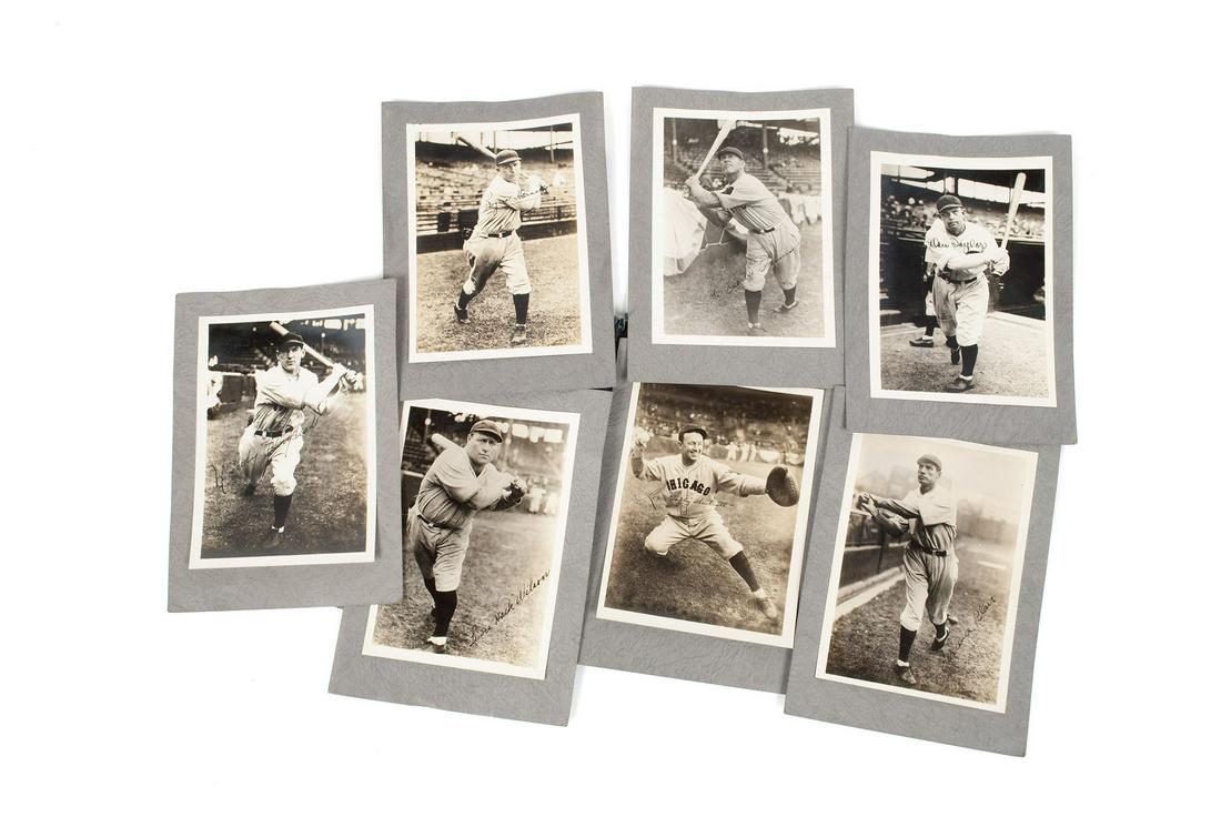 SEVEN 1930 BLUE RIBBON MALT CO. CHICAGO CUBS BASEBALL (1 of 9)