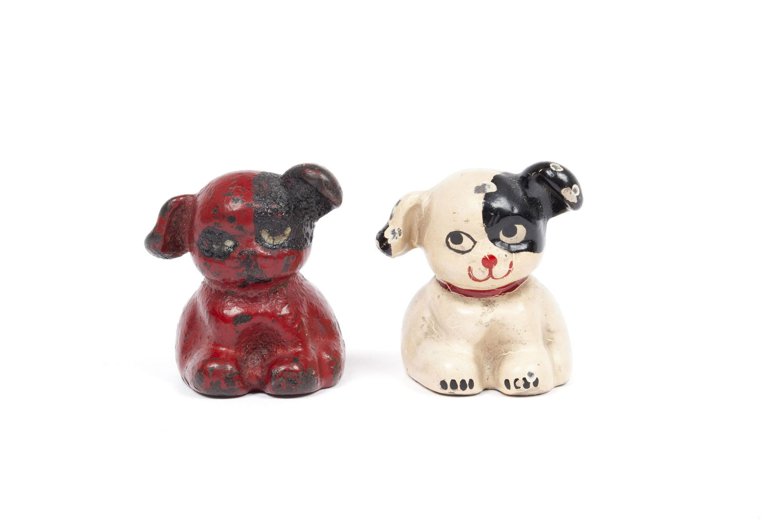 TWO RARE ST. LOUIS - PUP SOUVENIR FIGURAL MASCOTS FOR (1 of 5)