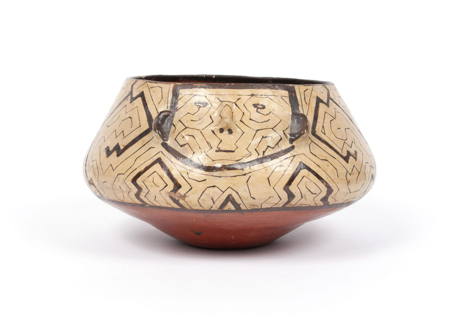 SHIPIBO POTTERY FACE VESSEL (1 of 5)
