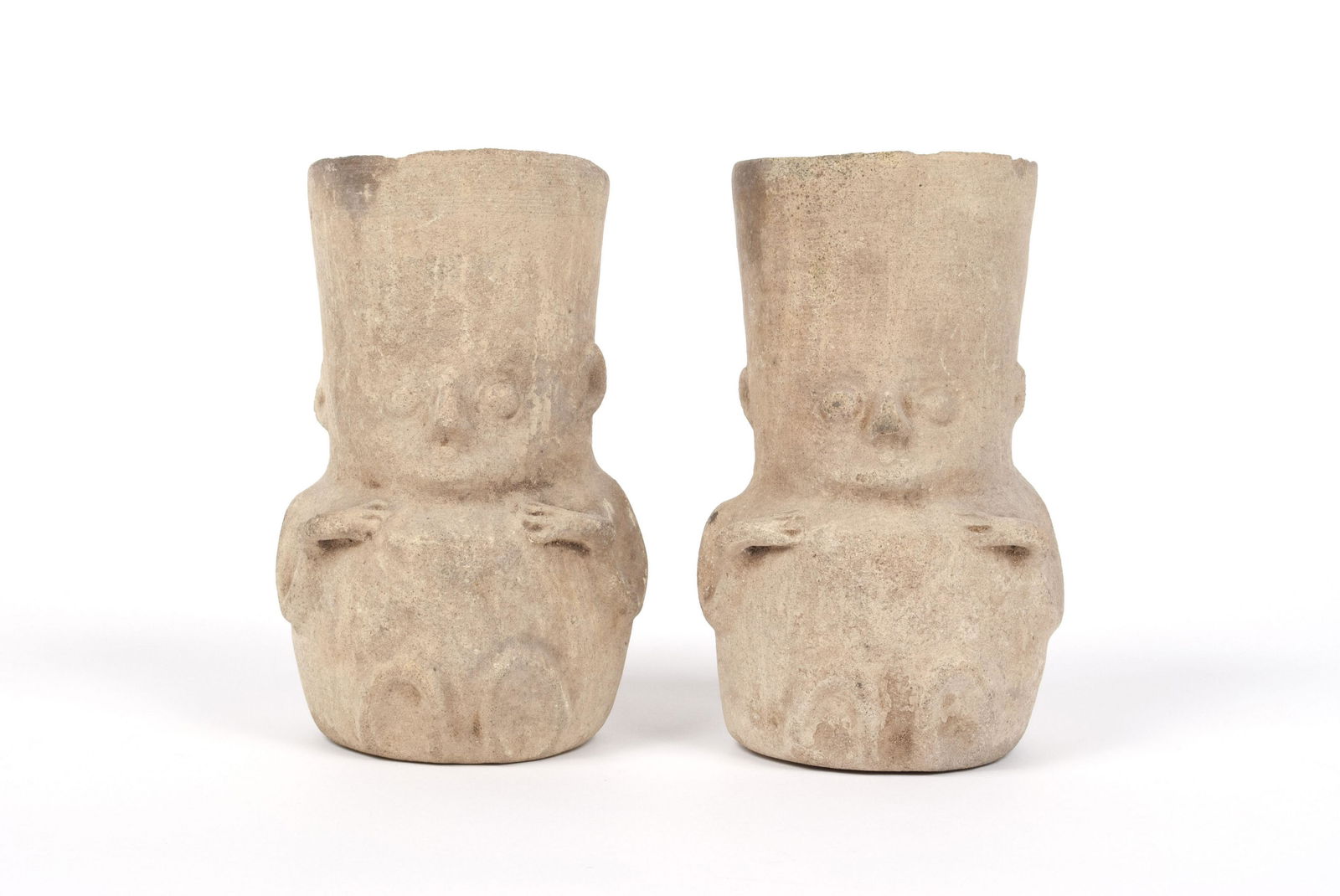PAIR OF CHANCAY HUMAN EFFIGY VESSELS (1 of 5)