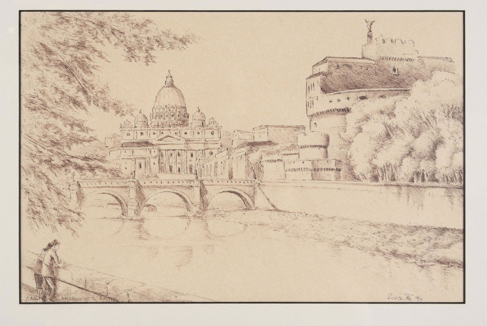 ENGRAVING OF PARCO ADRIANO (1 of 5)