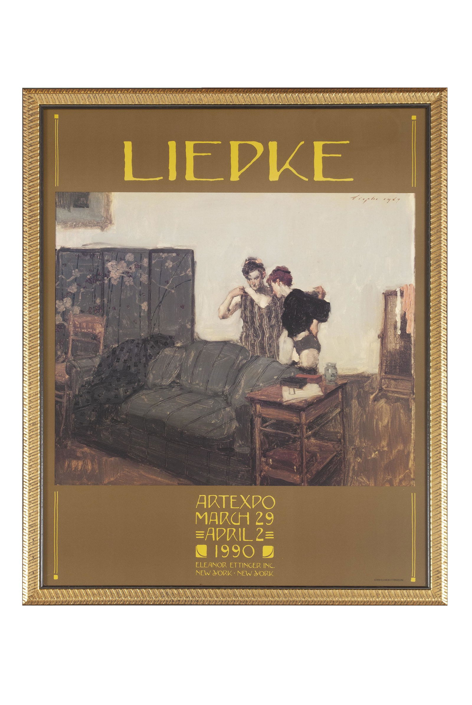 POSTER FOR A MALCOLM T. LIEPKE EXHIBITION (1 of 3)