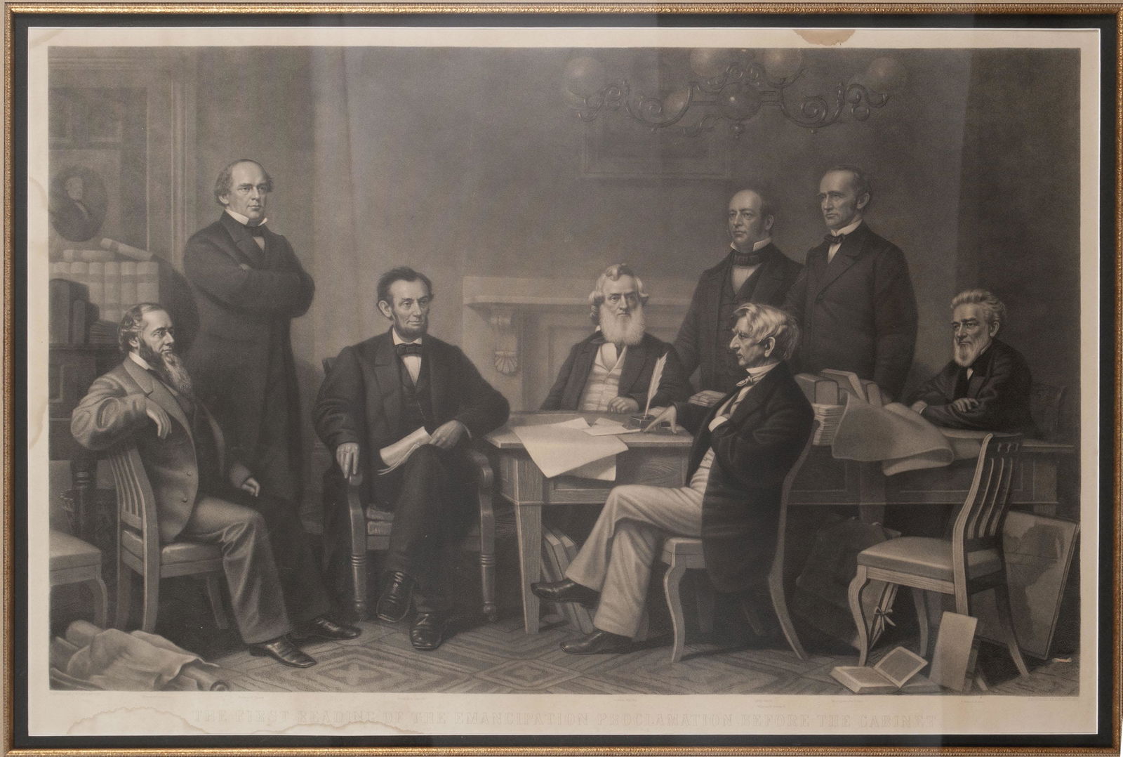 THE FIRST READING OF THE EMANCIPATION PROCLAMATION (1 of 5)