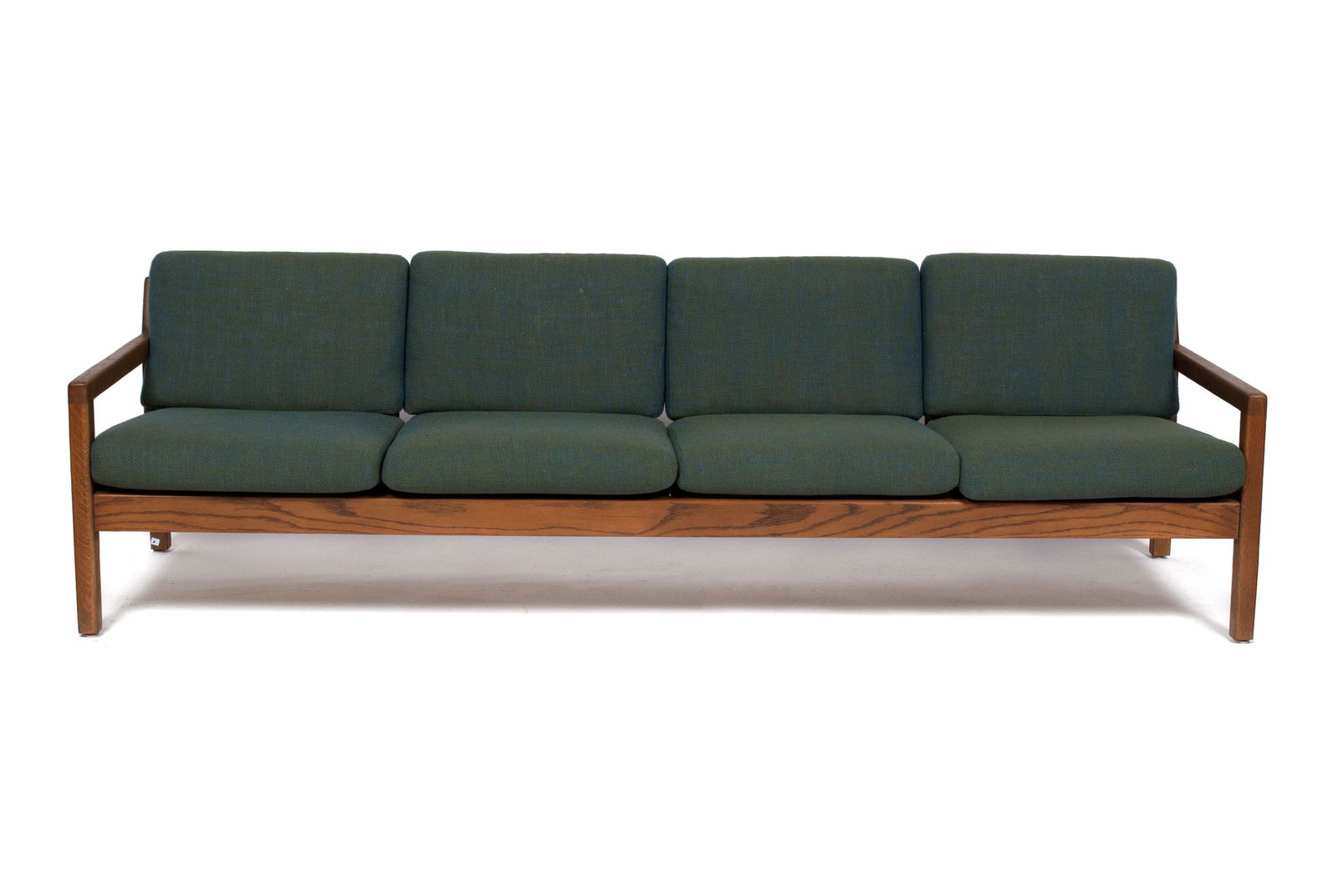 MID CENTURY GREEN SOFA (1 of 3)