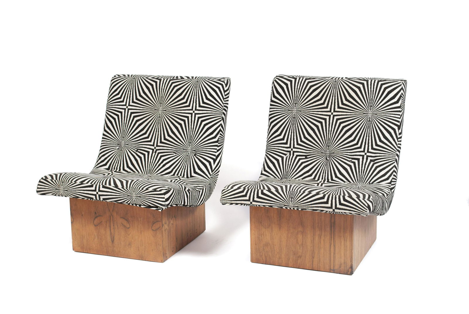 PAIR OF MILO BAUGHMAN FOR THAYER COGGIN SLIPPER CHAIRS (1 of 5)