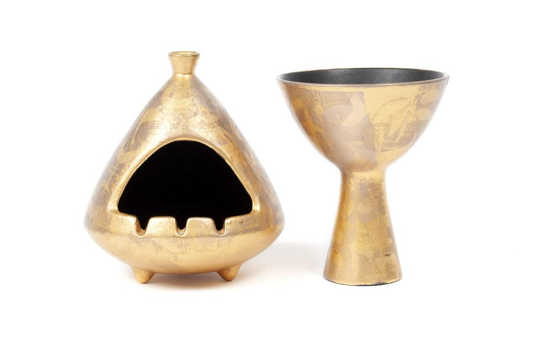 TWO SASCHA BRASTOFF (AMERICAN, 1918-1993) CERAMICS (1 of 5)