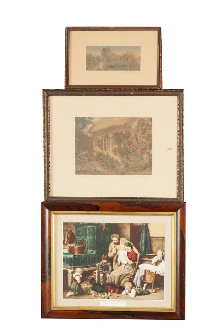 THREE FRAMED PRINTS (1 of 5)