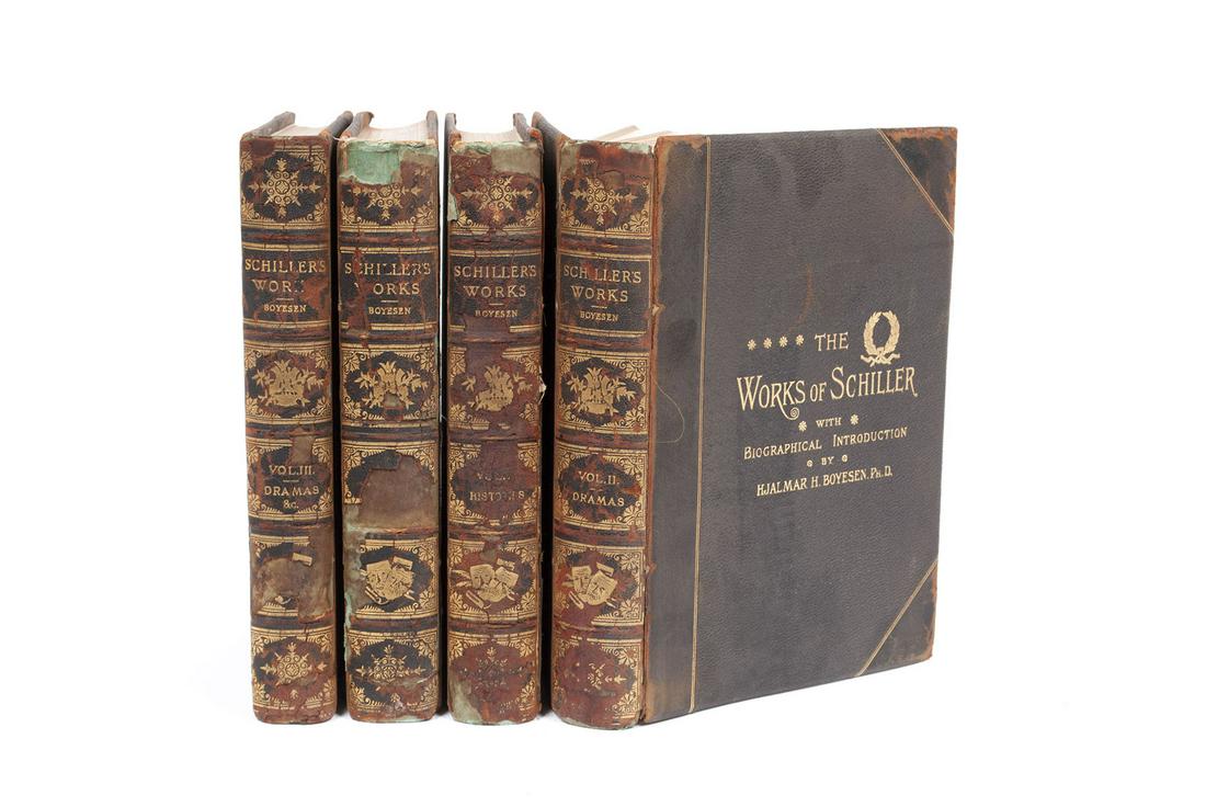 FOUR WORKS OF SCHILLER, 1883 (1 of 6)