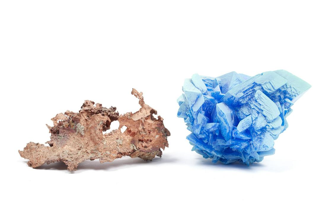 TWO RAW MINERAL FORMATIONS (1 of 4)