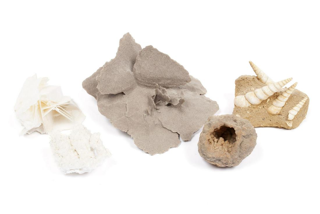 ASSORTMENT OF NATURAL FORMATIONS INCLUDING CALCITE (1 of 7)