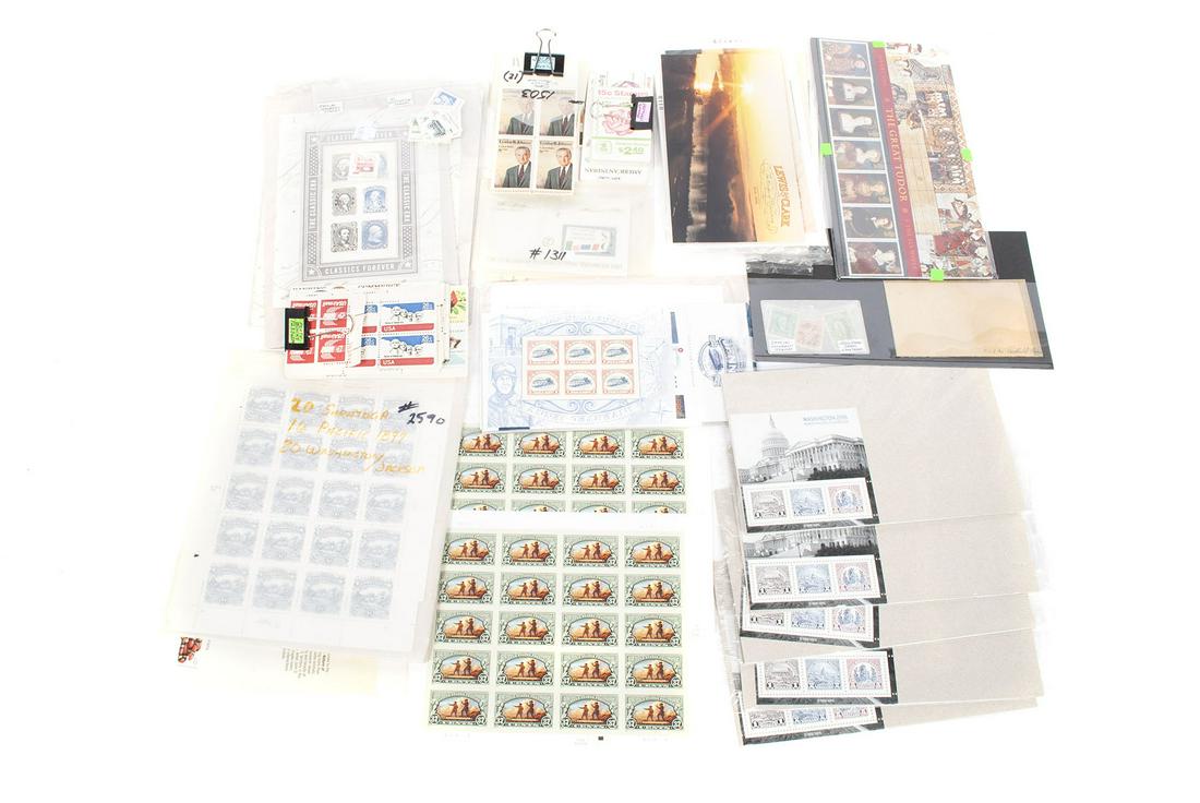 COLLECTION OF PLATE BLOCK STAMPS (1 of 8)