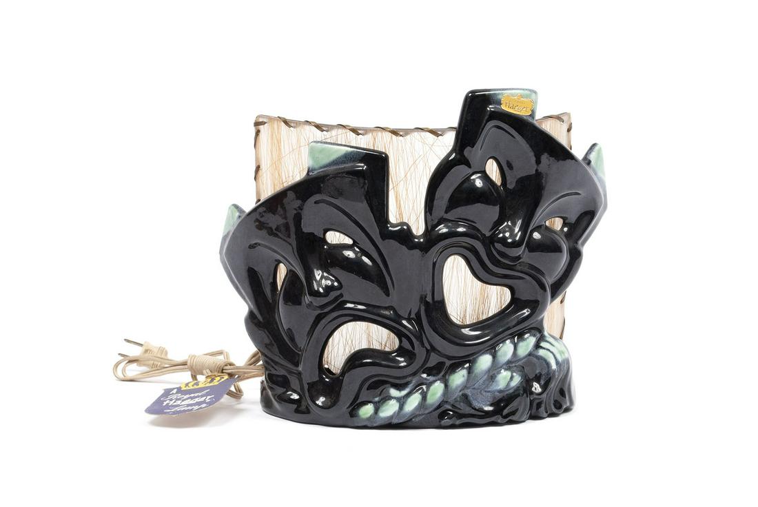 ROYAL HAEGER COMEDY & TRAGEDY TV LAMP (1 of 5)