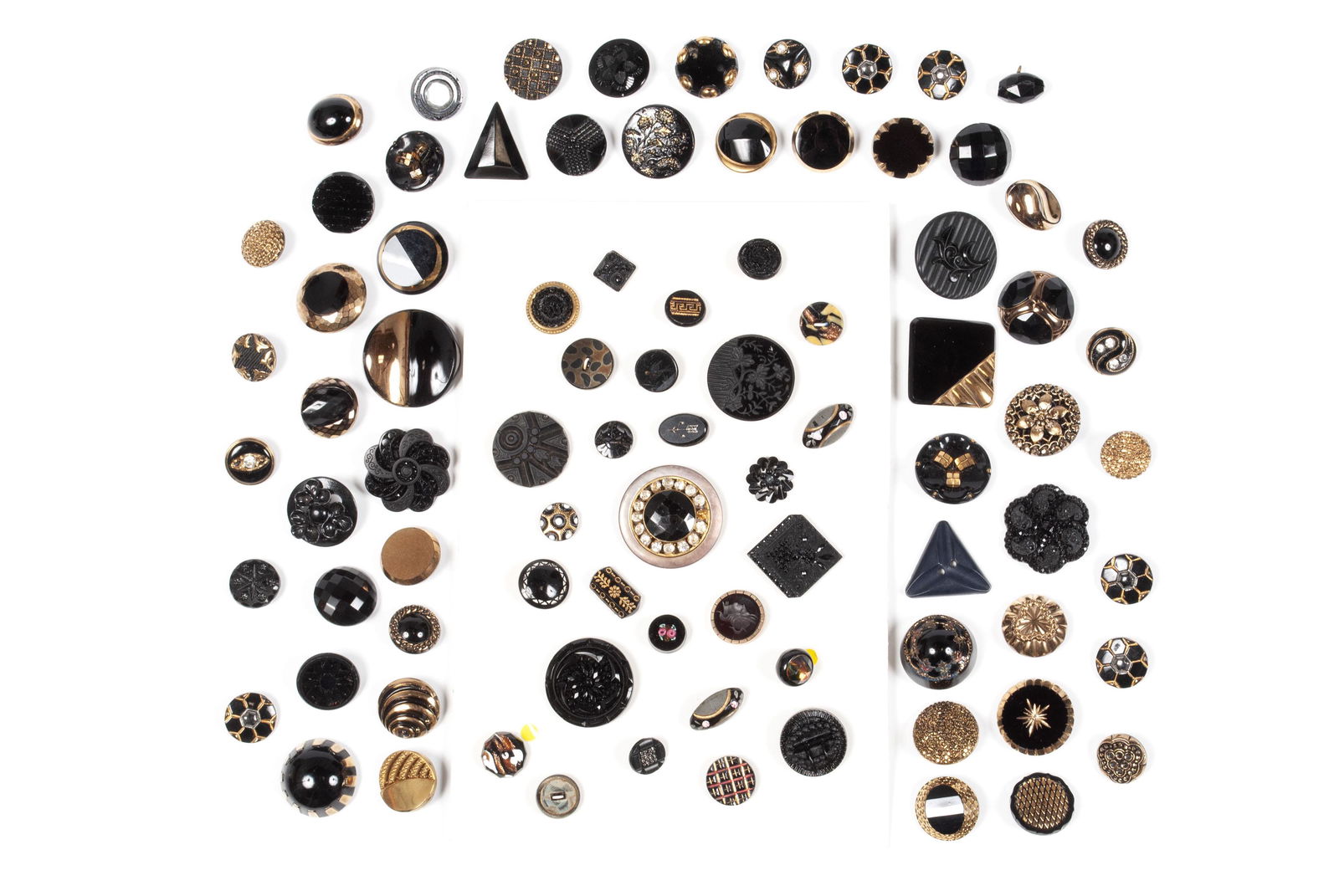 COLLECTION OF DIVISION I MEDIUM AND LARGE BLACK JET AND (1 of 10)