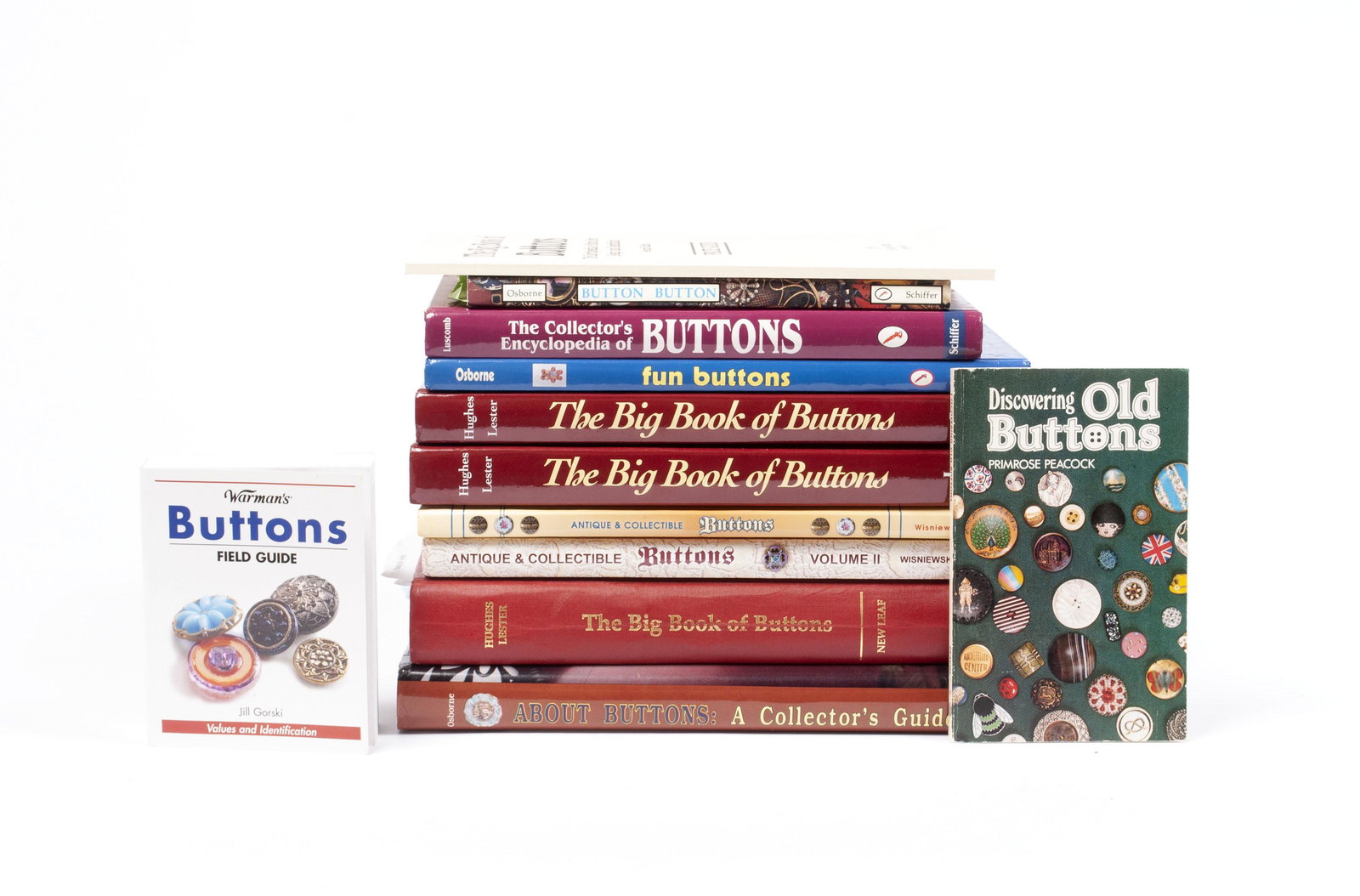 ASSORTMENT OF BUTTON COLLECTING BOOKS AND EPHEMERA (1 of 6)
