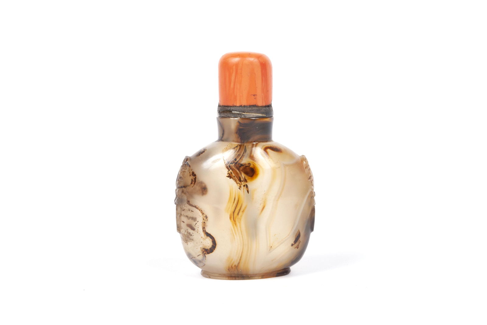 SHADOW AGATE SNUFF BOTTLE (1 of 5)