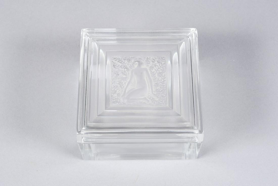 LALIQUE DUNCAN TRINKET BOX (1 of 5)