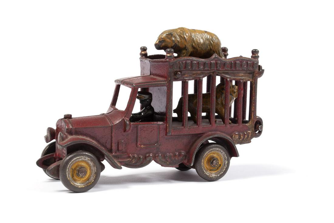 KENTON OVERLAND CIRCUS CAST IRON CAGE TRUCK WITH (1 of 7)