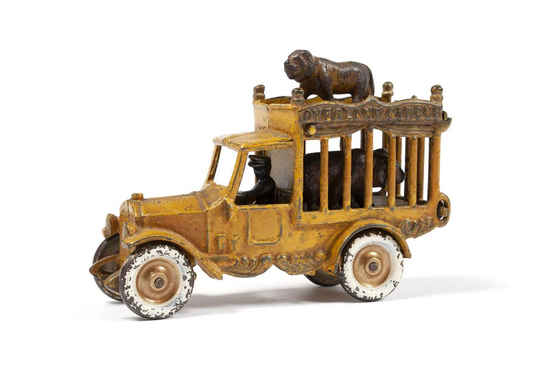 KENTON OVERLAND CIRCUS CAST IRON CAGE TRUCK WITH (1 of 8)